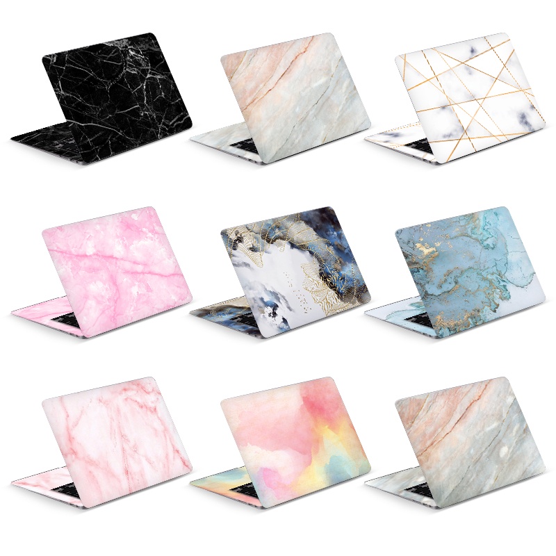 DIY Marble Cover Laptop Skin Laptop Sticker 12/13/14/15/17 inch Laptop for Macbook Dell HP Acer Asus etc Laptop Decorat