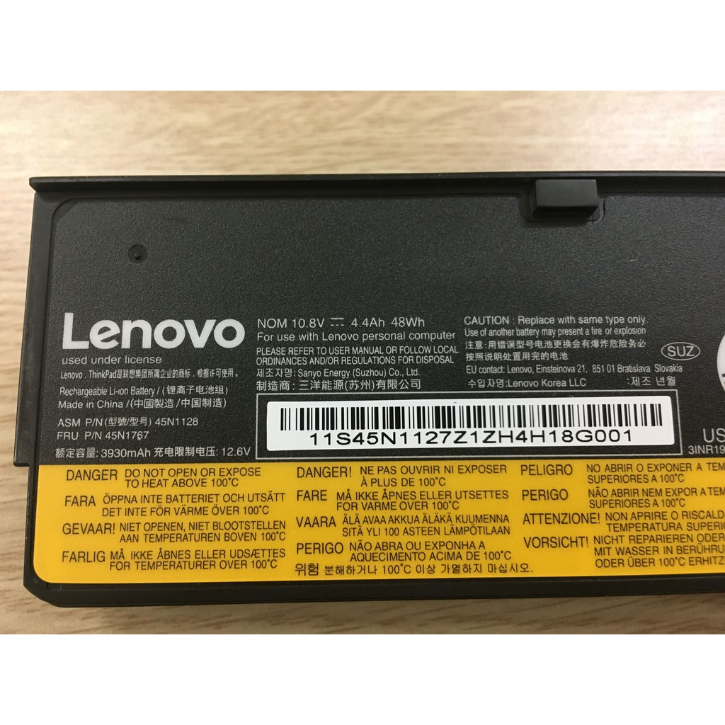 Pin 6 Cell Cho Laptop Lenovo Thinkpad T460 T450 T450s T550 T560 X240 X250 X260 W540 W550s L450 L460 P50s