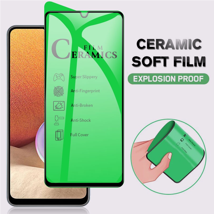 Kính cường lực gốm dẻo 11D siêu mỏng cho Samsung Galaxy Note 10 S10L S20FE A72 A42 A32 A11 A12 A20S A30S A50S A21S A01