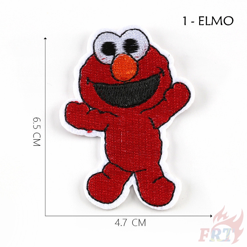 Mảnh may/ủi trang trí quần áo hình Sesame street