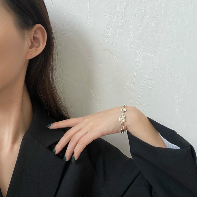 Vòng Đeo Tay Mạ Bạc Phong Cách Hàn Quốc