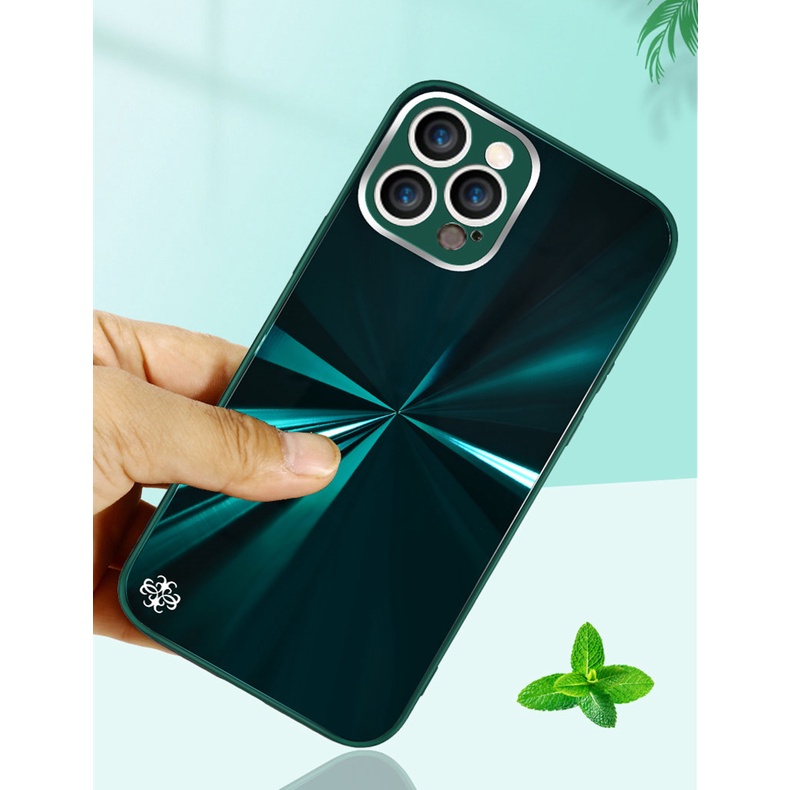 Ốp Điện Thoại Kính Cường Lực Sang Trọng Cho iPhone 13 12 11 Pro MAX XS MAX XR X 7 8 Plus 12Pro 13 Pro MAX