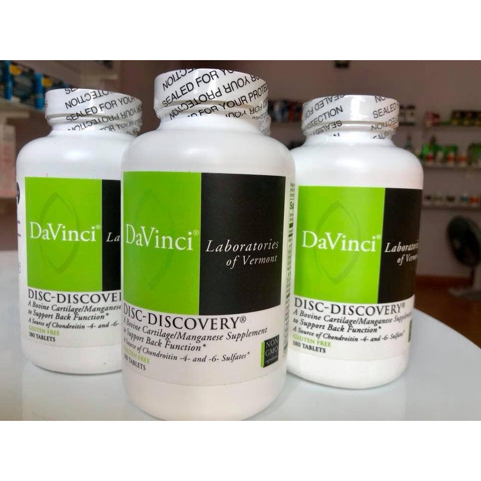 Davinci Hỗ trợ thoái hóa cột sống ,Thoát vị đĩa đệm,gai cột sống DaVinci Disc-Discovery 180 viên