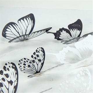 Bộ 18 Bướm 3d Dán Tường Trang Trí