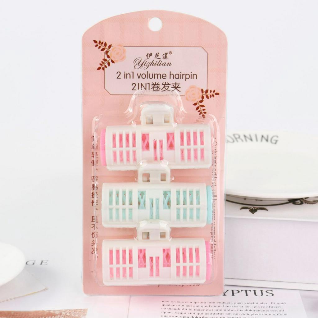 (Hàng Có Sẵn) Lô Cuốn Tóc Dài Tự Dính Bằng Nhôm 7cm Phong Cách Hàn Quốc