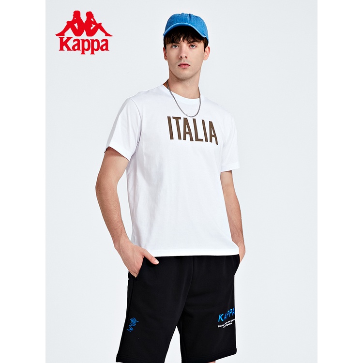 Áo Thun cotton Tay Ngắn Cổ Tròn In Chữ Kappa Phong Cách Thể Thao Thời Trang Mùa Hè Cho Nam