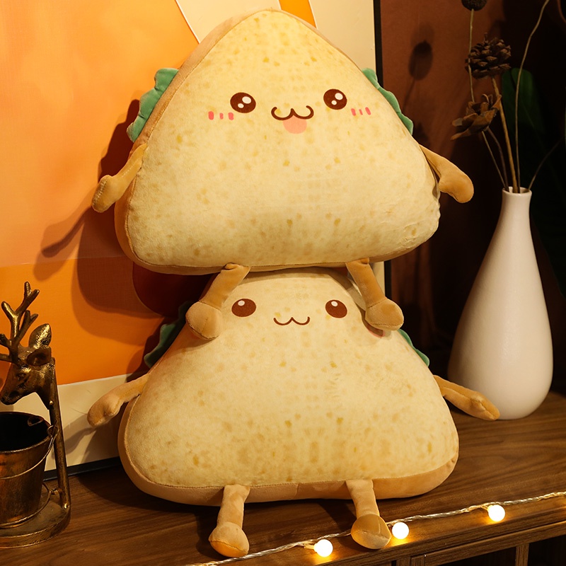 Hàng Có Sẵn Trong 24Gối Nhồi Bông Hình Bánh Mì Sandwich Hoạt Hình Đáng Yêu 35/45cm