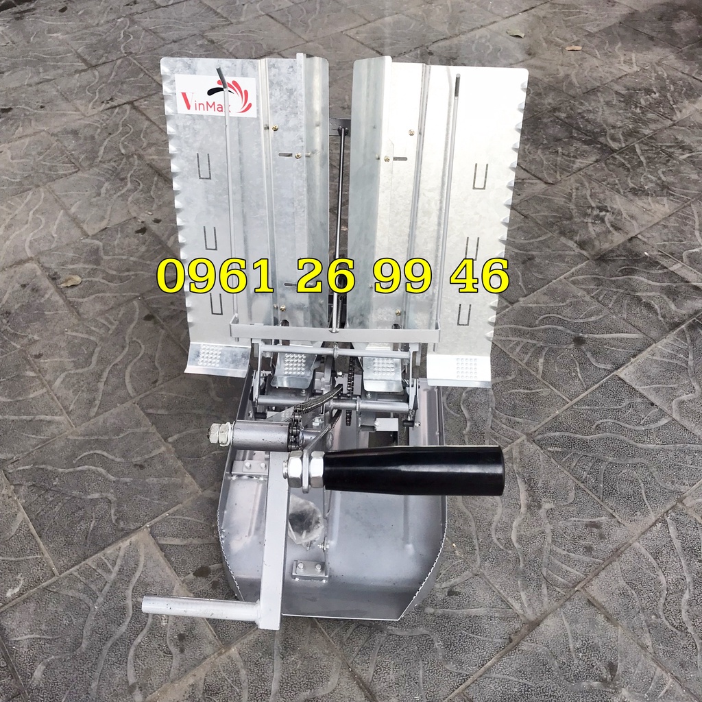 Máy cấy lúa mạ nhổ kéo tay loại 2 hàng