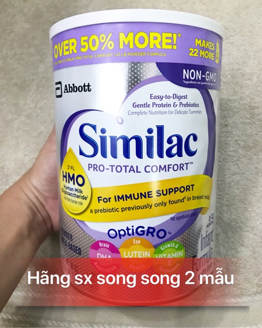 [Hàng Mỹ] Sữa Similac Comfort Total 1.02kg cho trẻ tiêu hoá kém.