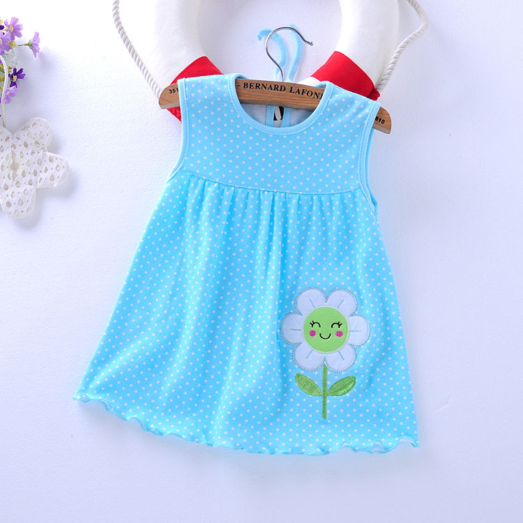 Đầm Cotton Mềm Mại Và Thoải Mái Cho Bé Gái