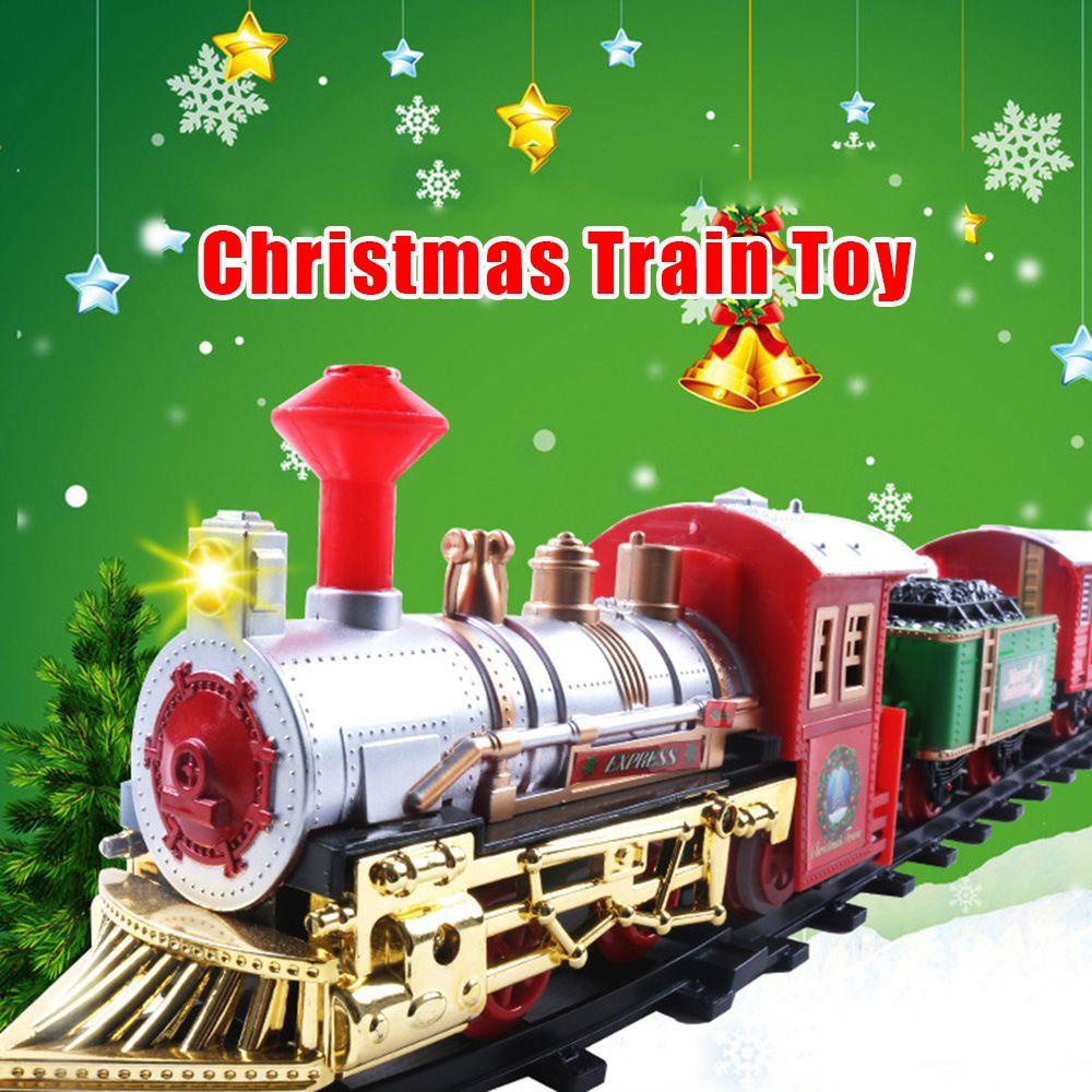 SUSANS Tàu Lửa Điện Không Bao Gồm Pin Và Đường Ray Trang Trí Giáng Sinh Cho Trẻ Em