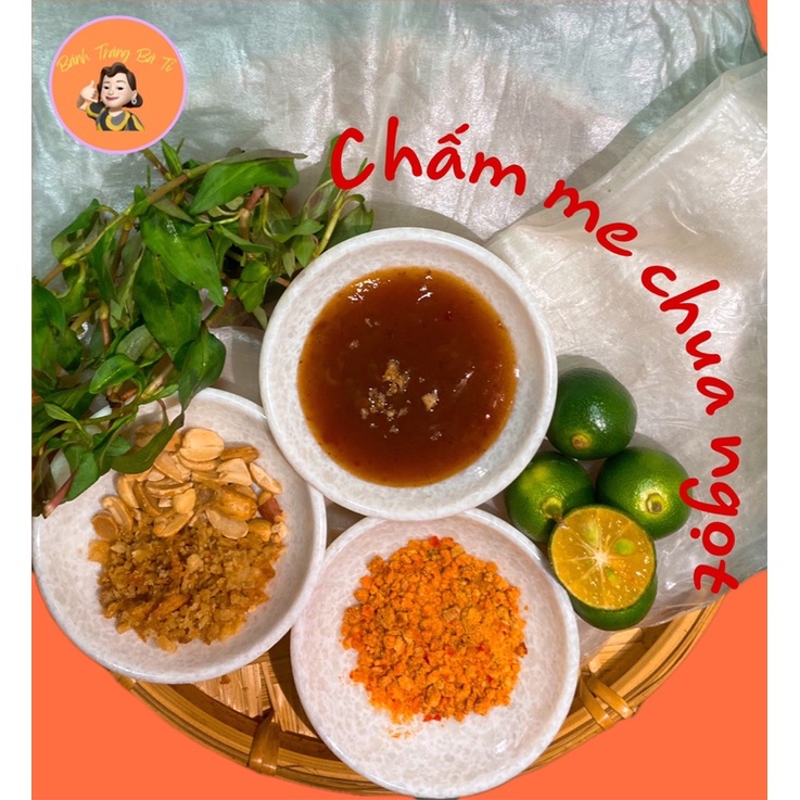 Bánh tráng phơi sương chấm me