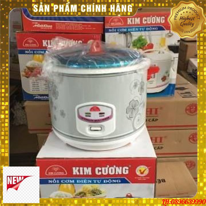 Nồi cơm điện KIM CƯƠNG nắp rời cao cấp bền đẹp an toàn 2.8L