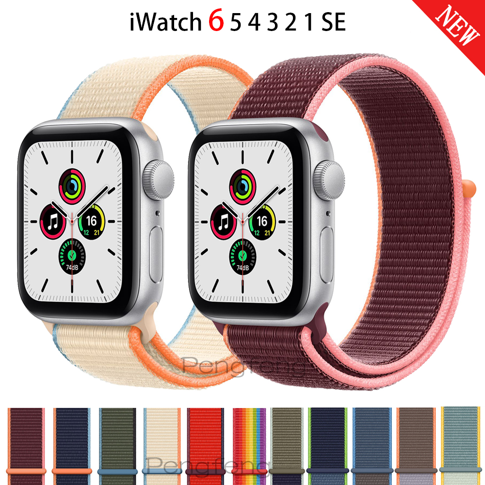 Dây Đeo Nylon Cho Đồng Hồ Thông Minh iWatch Ultra Band 49mm 45mm 44mm 41mm 40mm iWatch series 8 7 6 5 4 3 2 1 SE 42mm 38mm