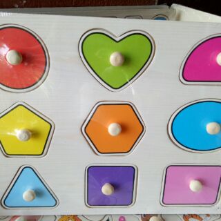 Combo 3 bảng gỗ núm cho bé