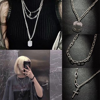Set 3 Dây Chuyền Nhiều Lớp Phong Cách Hiphop