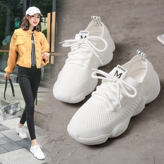 GIÀY VẢI CỔ CHUN ĐẾ SÓNG NỮ CHỮ M
