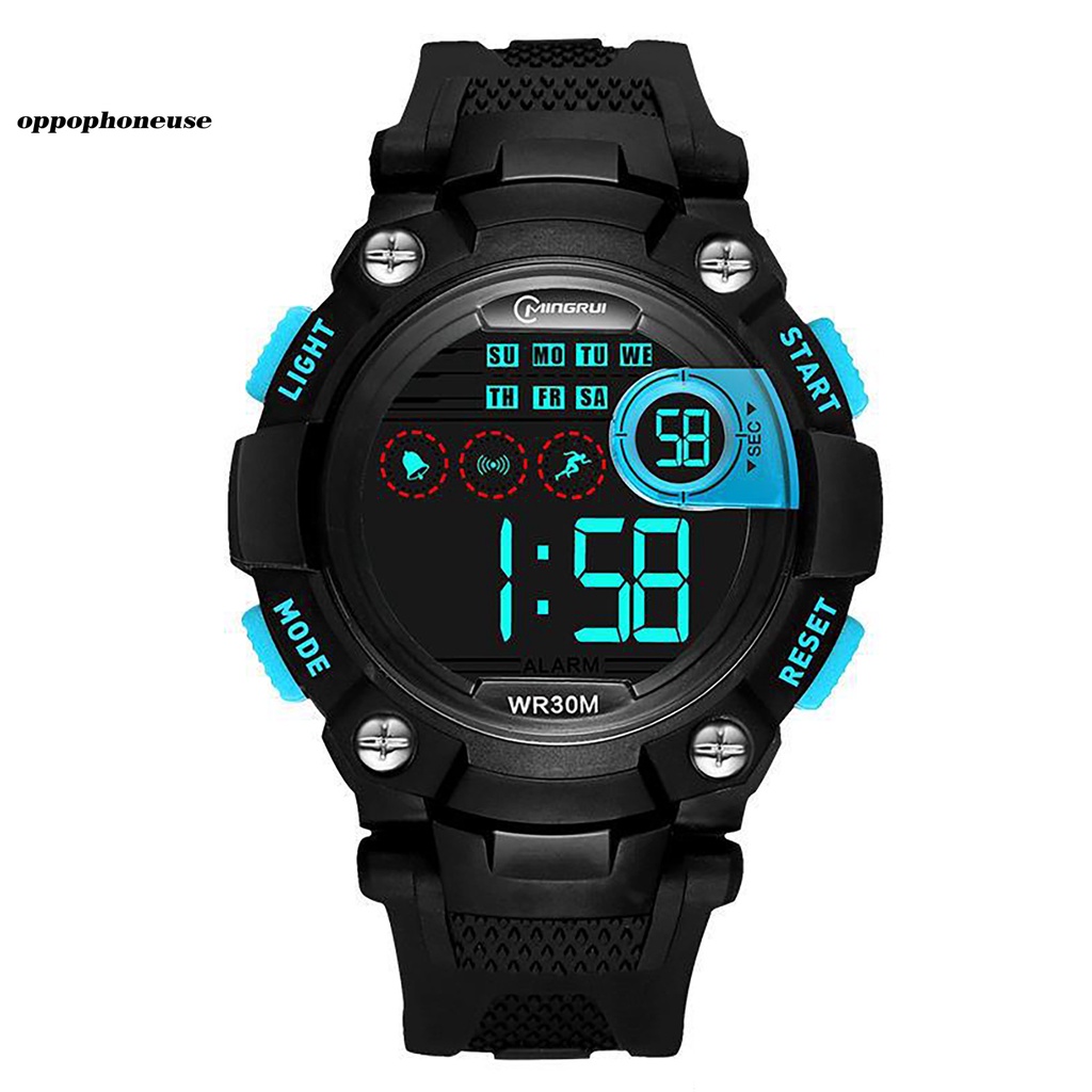 Đồng hồ đeo tay điện tử có đèn LED phát sáng thời trang dành cho trẻ em