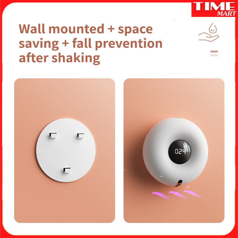 [CHÍNH HÃNG] Máy rửa tay cảm biến tự động Xiaomi 3Life hình bánh Donut 300ml . Cảm biến hồng ngoại không cần chạm tay