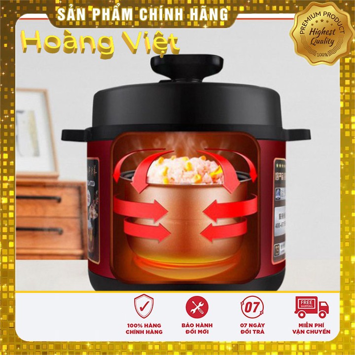 Nồi Áp Suất Điện Tử Đa Năng Eagle LB-18D, Dung Tích 4L, Bảo Hành 12 Tháng [GiadungHoangViet]