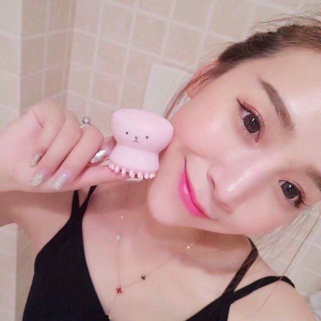 Mút RỬA MẶT BẠCH TUỘC, cọ MASSAGE MẶT KIỂU HÀN QUỐC | BigBuy360 - bigbuy360.vn