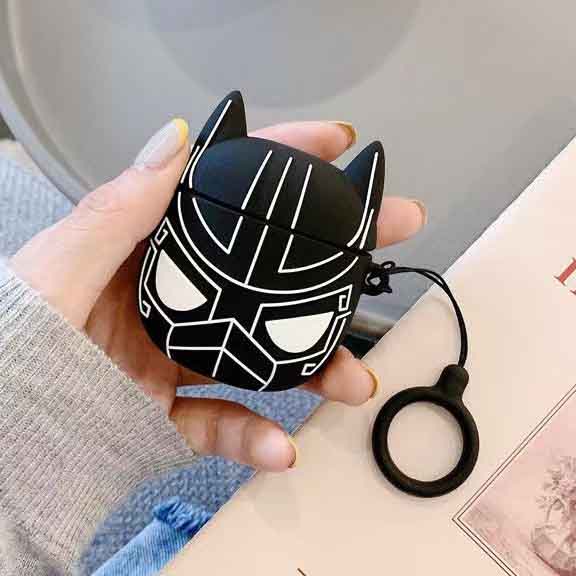 Ốp lưng silicon Airpods có móc Jordan Lakers Bóng rổ Vỏ bảo vệ mềm cho Apple Airpods 1 / 2