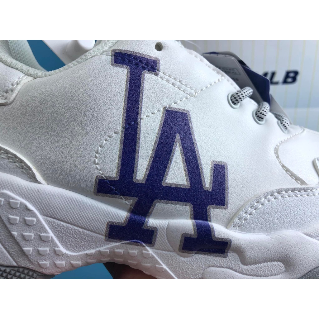 Giày Sneaker Mlb LA,Giày Thể Thao LA Da Bò Đế Tách Cao Siêu Hot Siêu Xinh Full Size