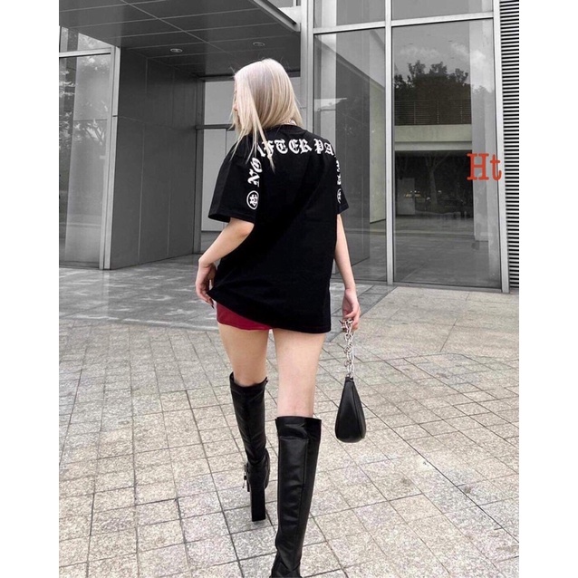 Áo phông mi ken in vai hai mặt HT12