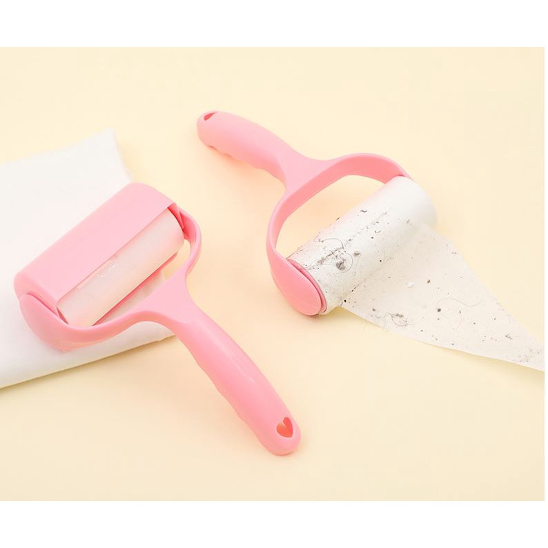 Cây Lăn Bụi Tặng Kèm 2 Lõi Lăn Làm Sạch Quần Áo, Chăn Nệm, Sofa, Lông Chó Mèo