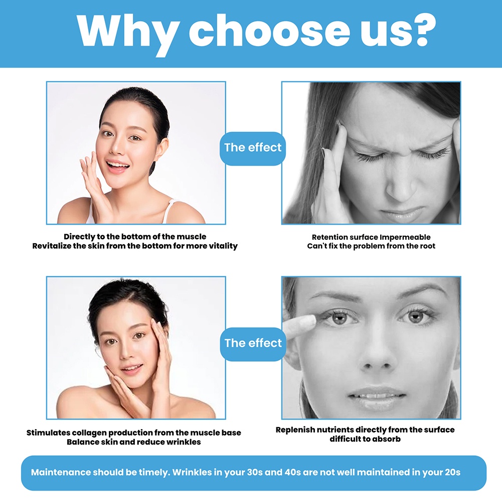 Eelhoe Serum Chống Lão Hóa Axit Hyaluronic Serum Dưỡng Ẩm Làm Sáng Da Làm Mờ Nếp Nhăn Làm Săn Chắc Da-Ampere