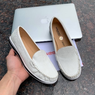 Giày lười  Slipon nữ da thật 100% Kaleea K499