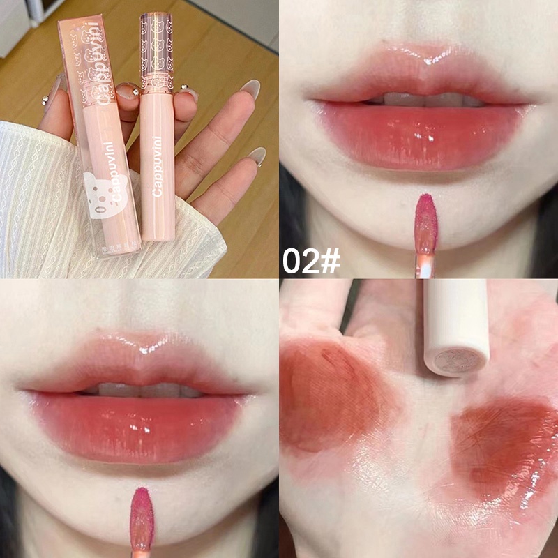Son Kem Bóng Cappuvini Bubbly Bear Lip Glaze