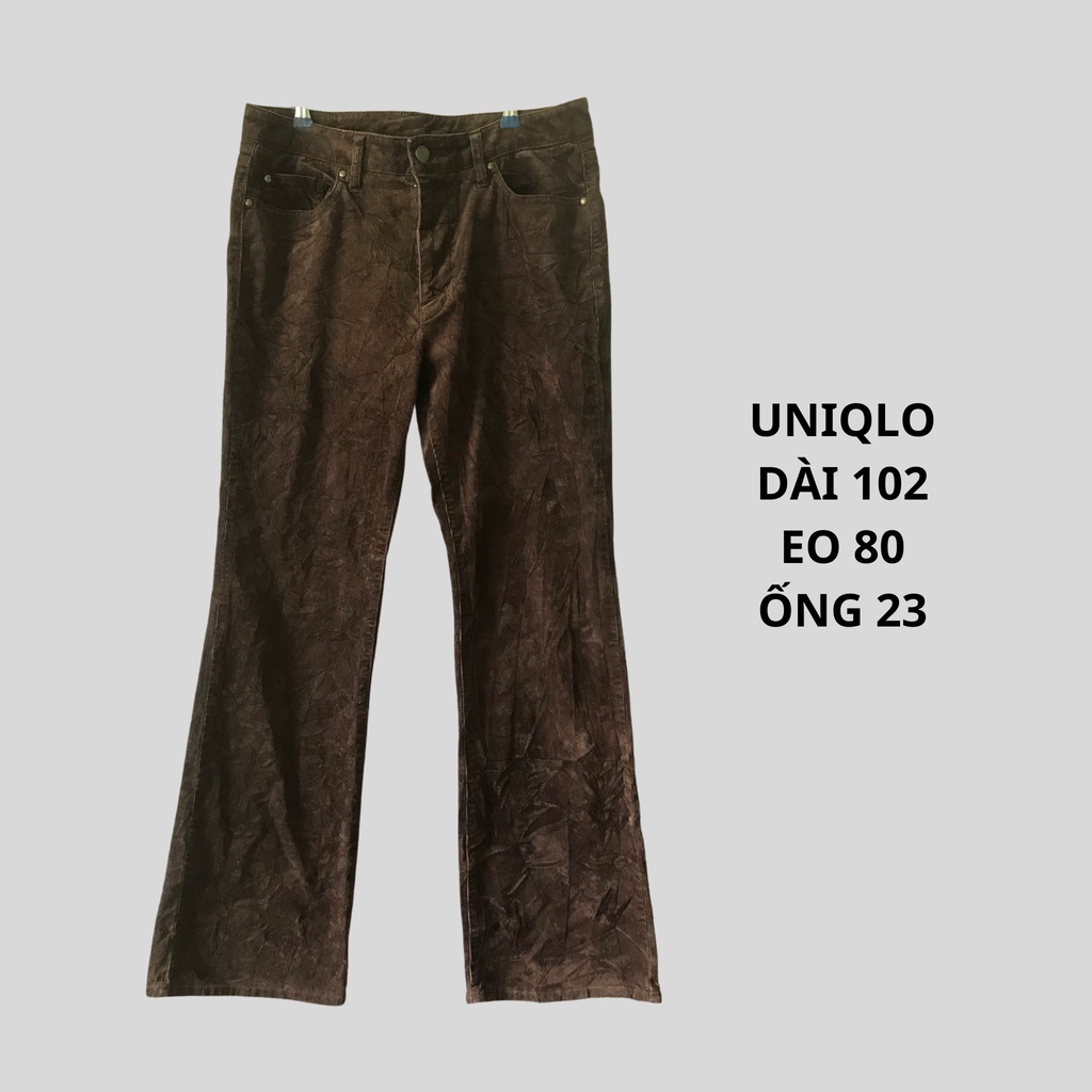 Quần Nhung Tăm Unisex, Quần 2HAND Vinatge