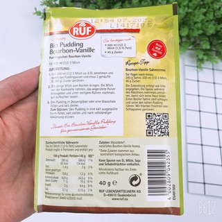 Bột Làm Pudding Hữu Cơ RUF 40g