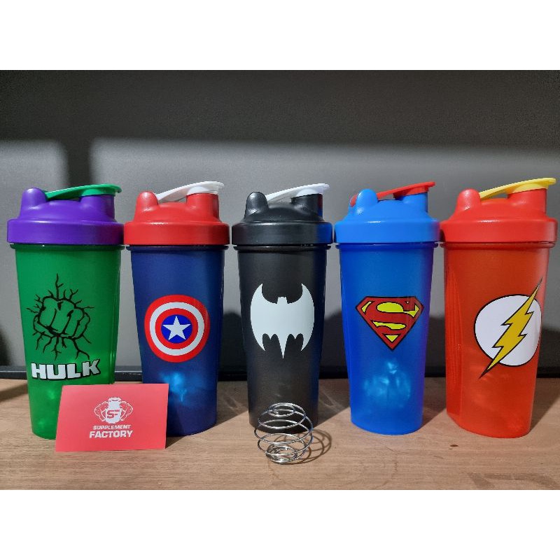 Bình Lắc Siêu Anh Hùng - Shaker Super Hero - 700ml - Bình Nước/ Bình Đựng Nước