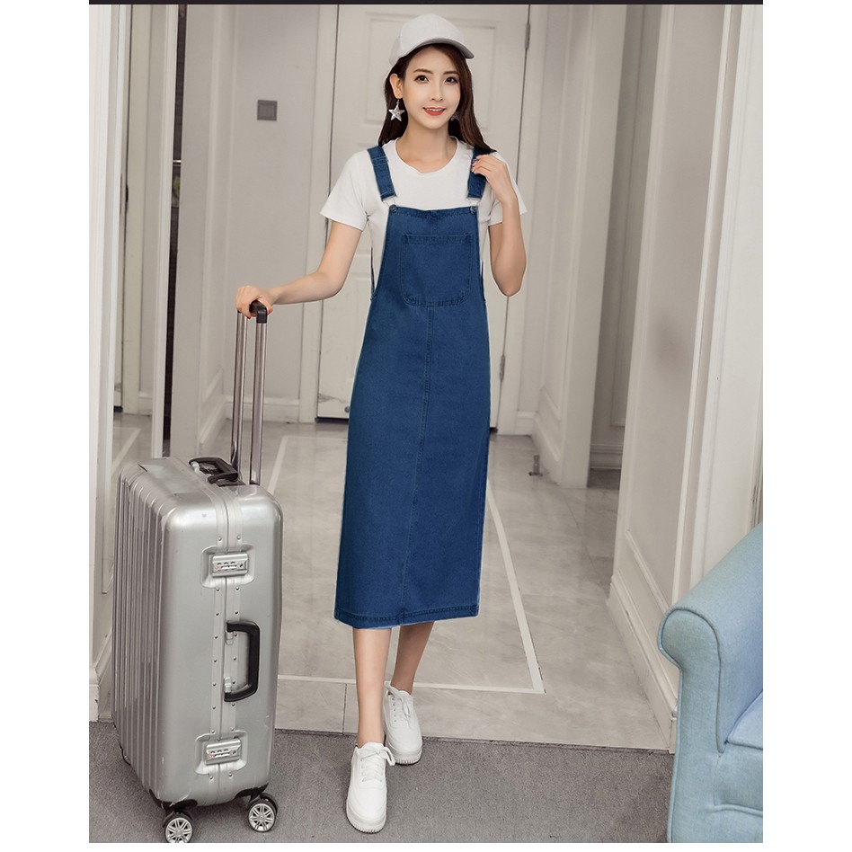 ĐẦM YẾM JEAN FORM DÀI