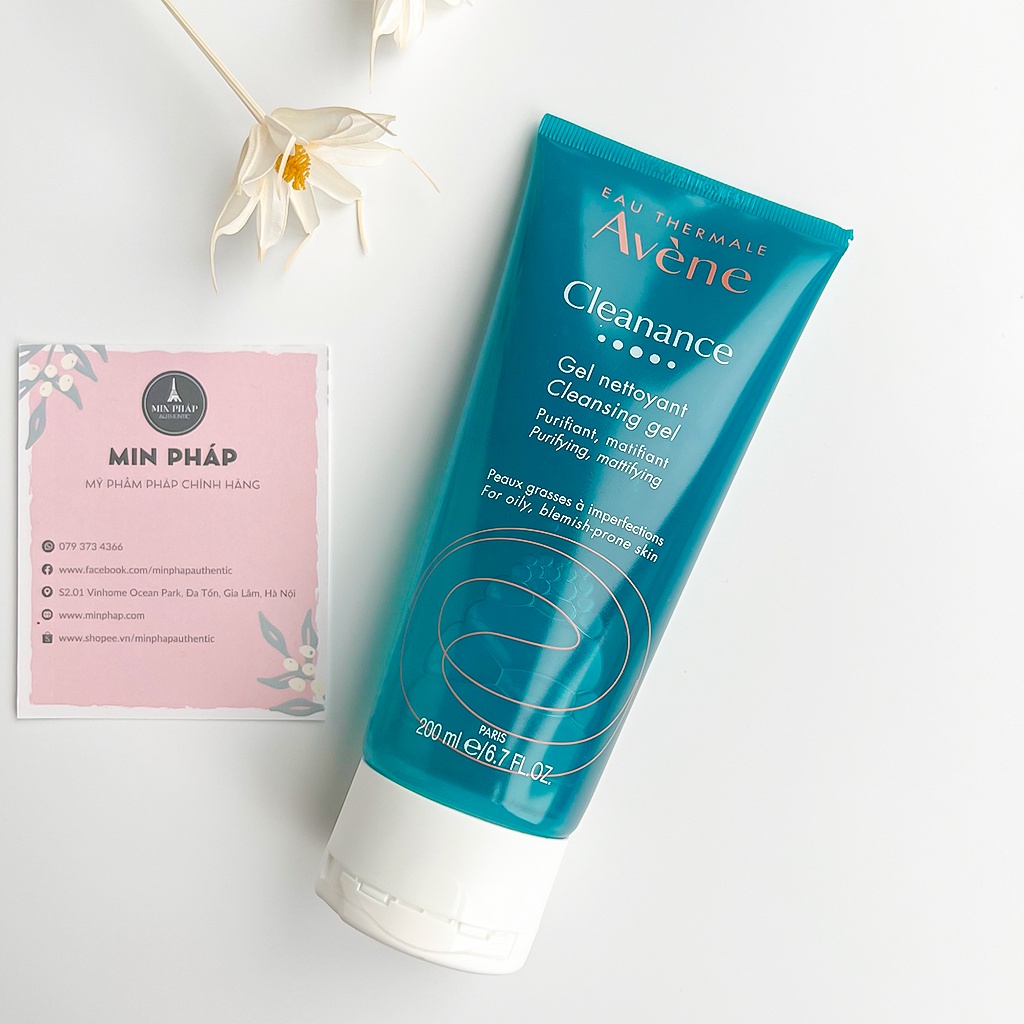 Sữa Rửa Mặt Avene Dạng Gel Dành Cho Da Dầu Mụn, Da Nhạy Cảm 400ml, 200ml