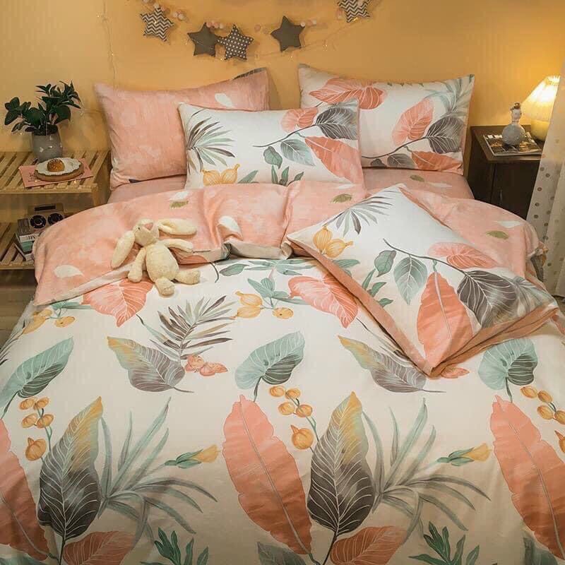 [ FREESHIP ❤️] Bộ Ga Giường Và Vỏ Gối Cotton Korea ADU79 Bedding Đủ Kích Thước Trải Nệm 1m4, 1m6, 1m8 Chưa Gồm Chăn | WebRaoVat - webraovat.net.vn