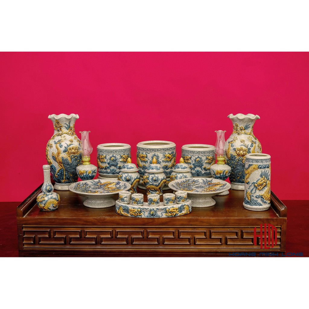 ĐÈN VÁY VAI VUÔNG MEN RẠN ĐẮP NỔI HỌA TIẾT SEN