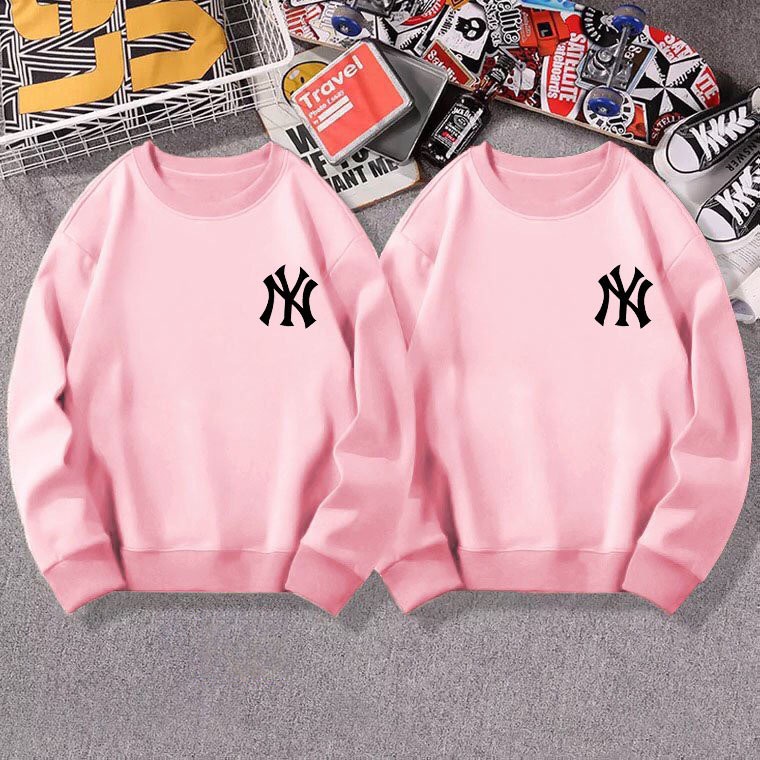 Áo sweater nam nữ phong cách NY oversize, Áo hoodie nỉ LOGO NY form rộng Unisex | BigBuy360 - bigbuy360.vn