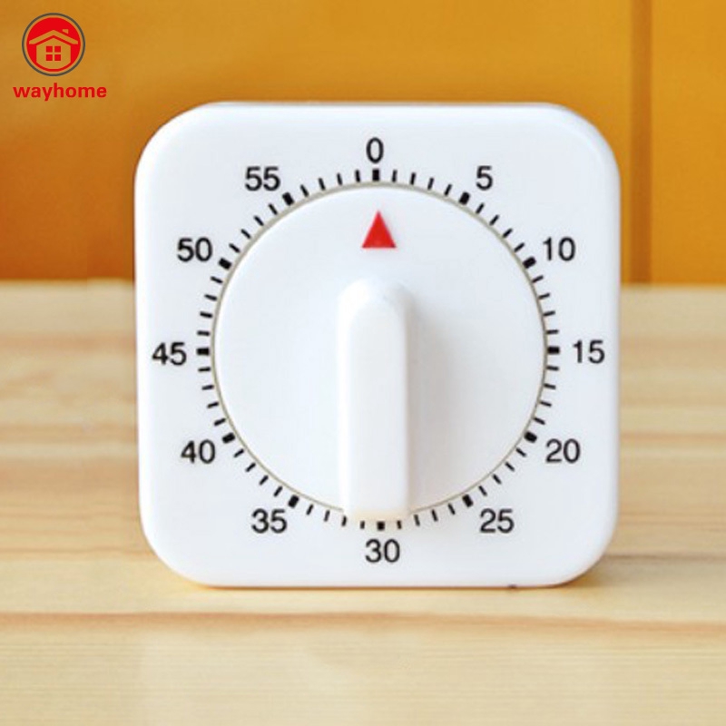 Đồng hồ hẹn giờ nấu ăn 60 phút màu trắng