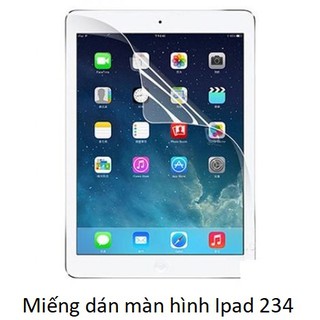 Miếng dán màn hình chống trầy chống vân tay cho Ipad 234