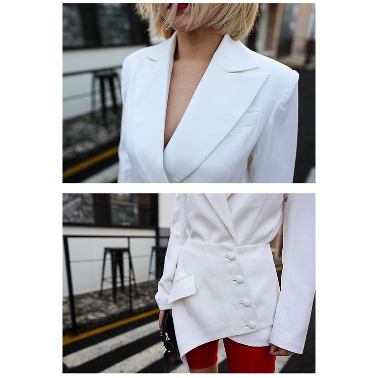 Áo Vest nữ thiết kế bất đối xứng Gemmi fashion, VS110
