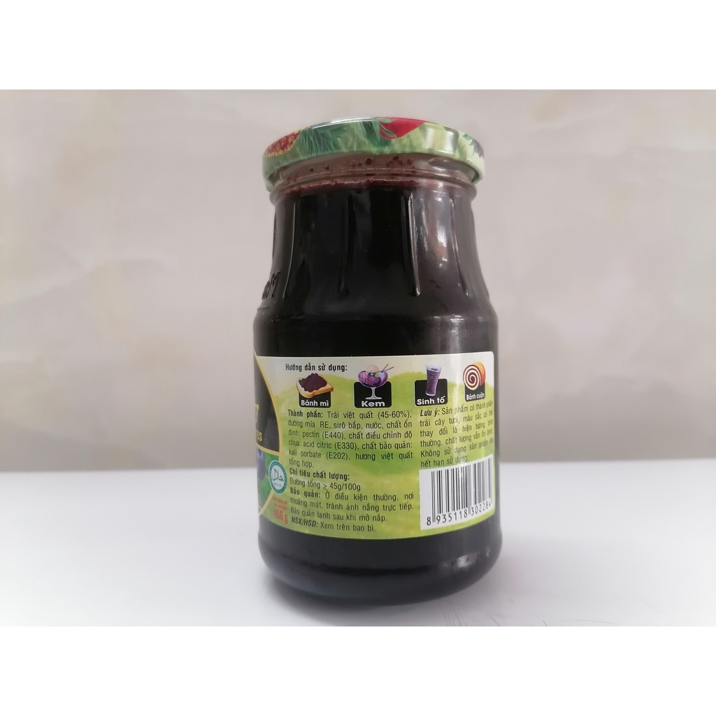 [450g] MỨT VIỆT QUẤT [VN] GOLDEN FARM Preserves BlueBerry (halal) (bph-hk)
