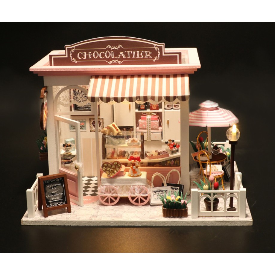 Mô hình nhà búp bê - Tiệm bánh kẹo Sô-cô-la Chocolatier