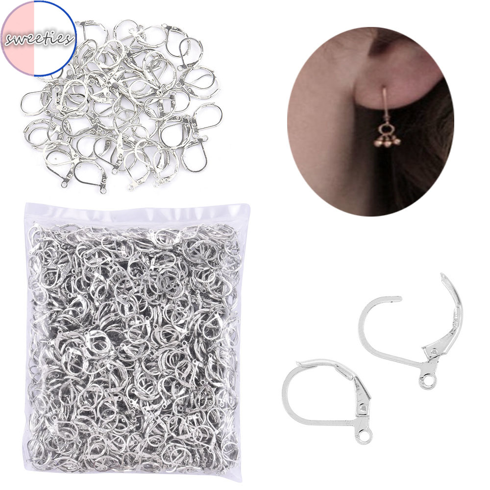 Túi 100 Móc Khuyên Tai Mạ Vàng / Bạc