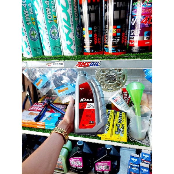 Dầu nhớt Kixx Ultra 4T 10W40 fully Synthetic nhớt kixx