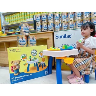 Bộ bàn ghế lego đa năng cho bé quà tặng sữa similac