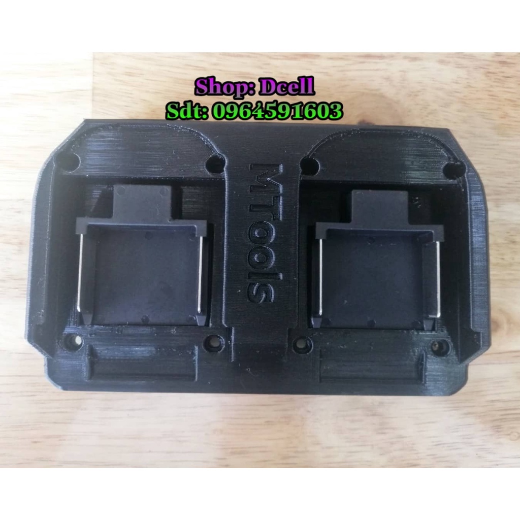 Đế Gắn 2 Pin Makita In 3D siêu Bền, Đế Pin Makita