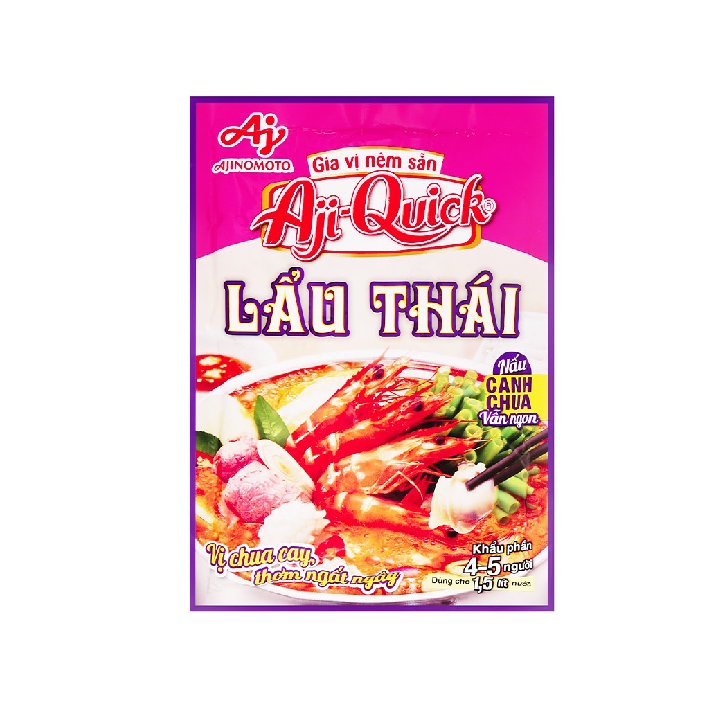 Gia vị nêm sẵn lẩu Thái AjiQuick gói 50g